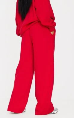 PrettyLittleThing Gym Wear*Dark Embroide Straight Leg Sweatpants