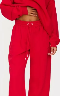 PrettyLittleThing Gym Wear*Dark Embroide Straight Leg Sweatpants