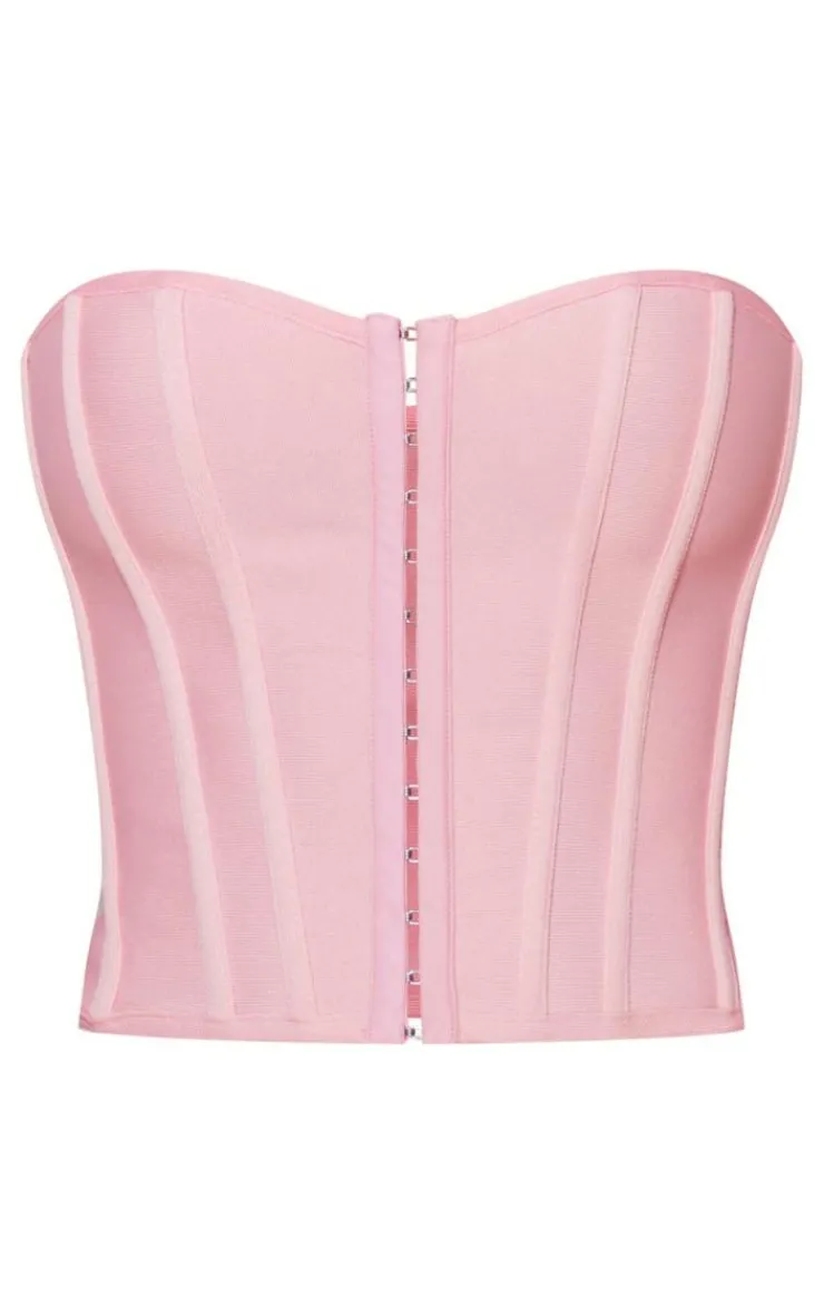 PrettyLittleThing Corsets*Bandage Hook And Eye Structured Corset