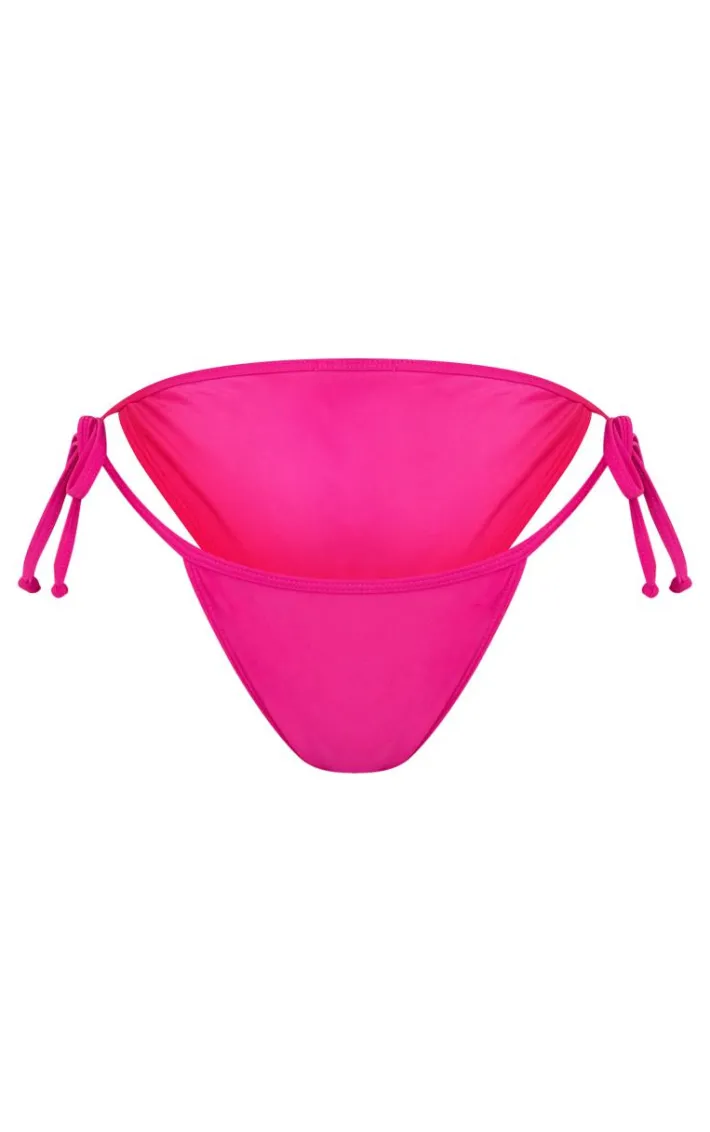 Fuchsia Mix & Match Triangle Bikini Top