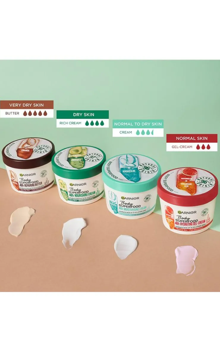 PrettyLittleThing Bath & Body*Garnier Body Superfood Repairing Body Butter With Cocoa & Ceramide 380ml