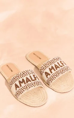 PrettyLittleThing Flat Sandals*Beaded Round Toe