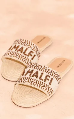 PrettyLittleThing Flat Sandals*Beaded Round Toe