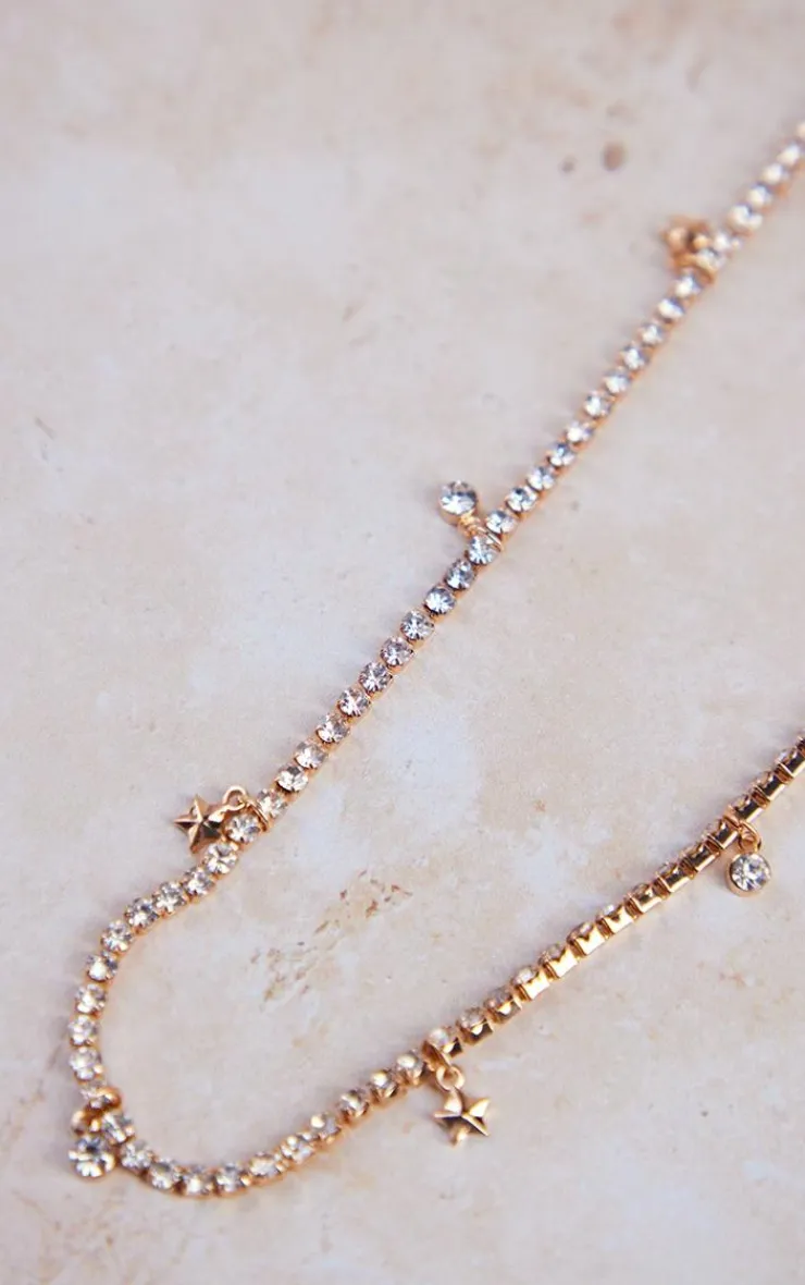 PrettyLittleThing Sunglasses*Star Jeweled Sunglasses Chain