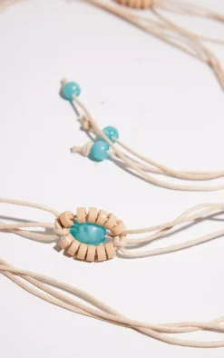 PrettyLittleThing Body Jewelry*Beaded Rope Belly Chain