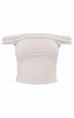 PrettyLittleThing Basic Tops*Modal Cotton Bardot Long Top