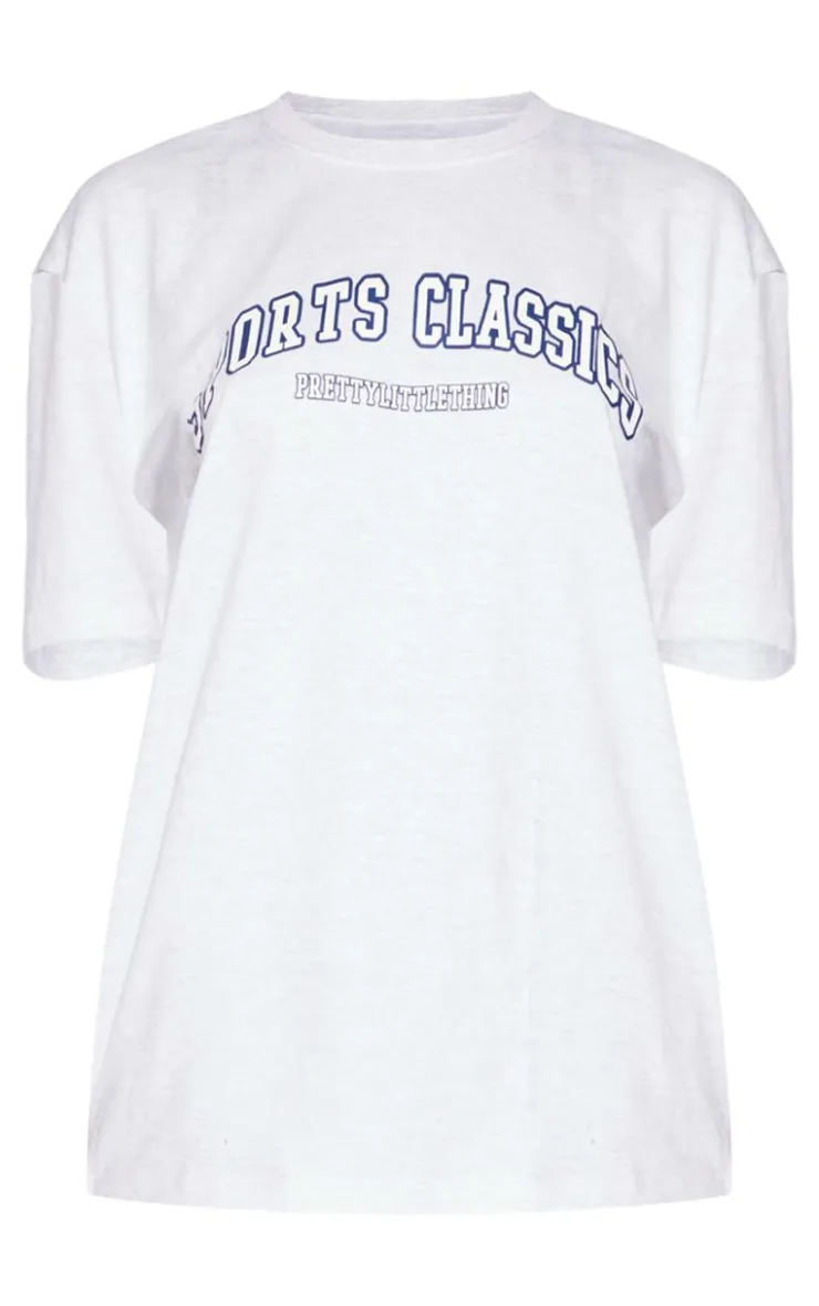 PrettyLittleThing T-Shirts*Sports Classic Printed Oversized T Shirt