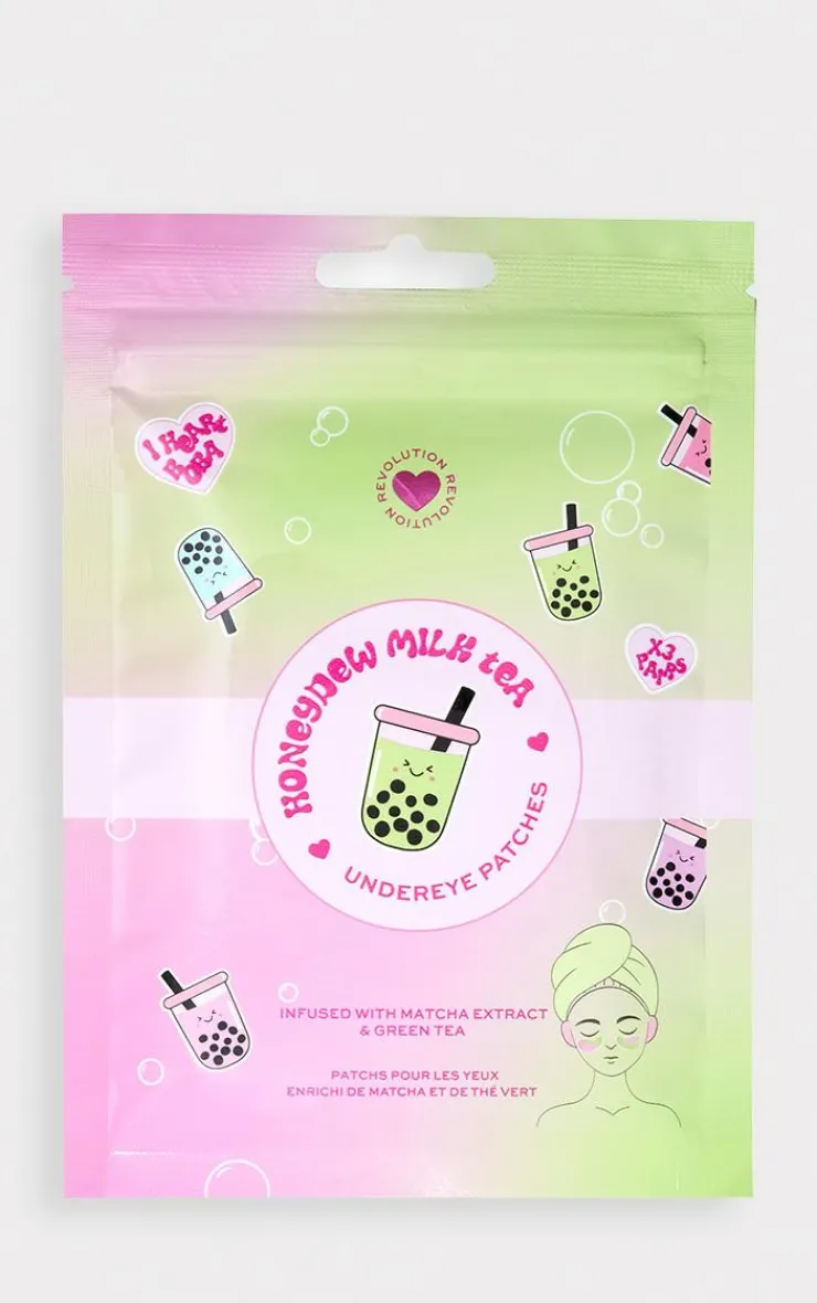 PrettyLittleThing Face Masks*I Heart Revolution Bubble Tea Honeydew Milk Tea Undereye Patches