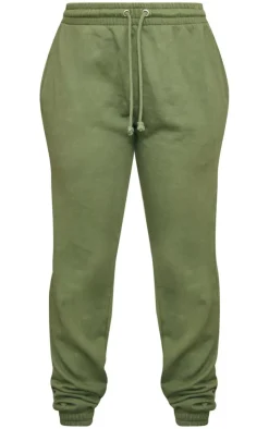Clearance PrettyLittleThing High Waisted Cuffed Sweatpants Khaki