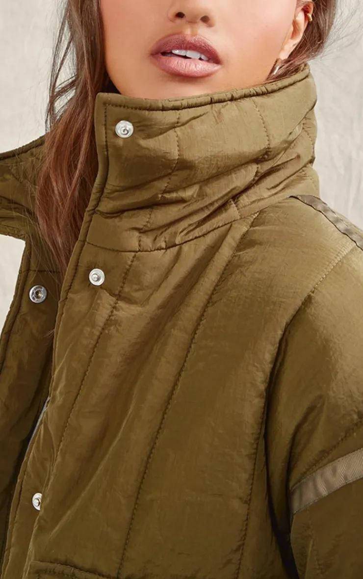 PrettyLittleThing Winter Coats & Jackets*Quilted Padded Longline Jacket