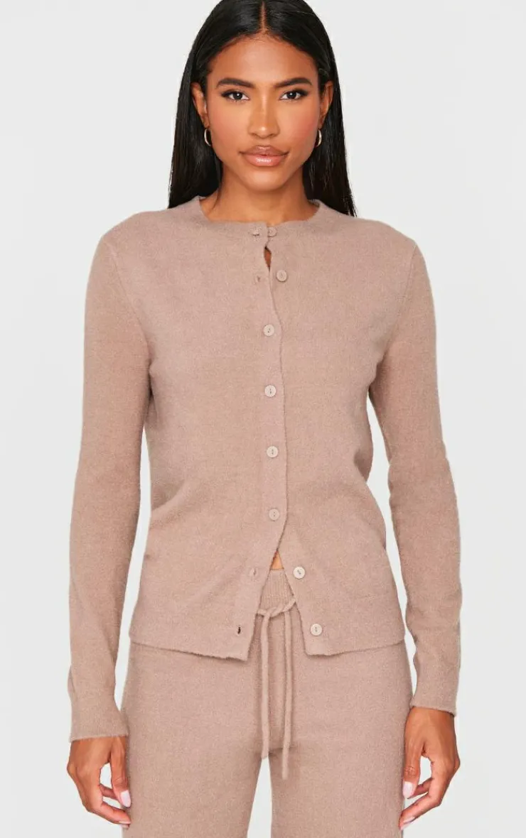 PrettyLittleThing Cardigans*Soft Knit Button Up Cardigan