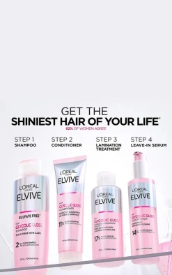 PrettyLittleThing Hair Care*L’Oréal Paris Elvive Glycolic Gloss Leave-In Serum 150ml