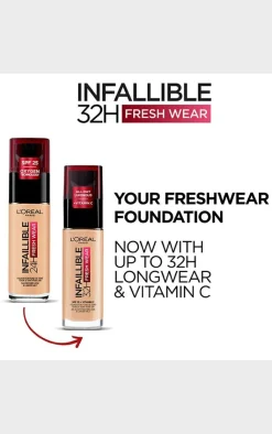 PrettyLittleThing Foundation*L'oreal Paris Infallible 32H Fresh Wear Foundation 120 Vitamin C Spf 25