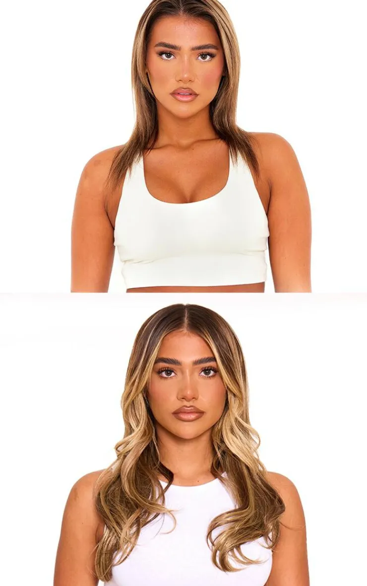 PrettyLittleThing Hair Extensions*Lullabellz 18" Hidden Halo Blow Dry Hair Extensions -