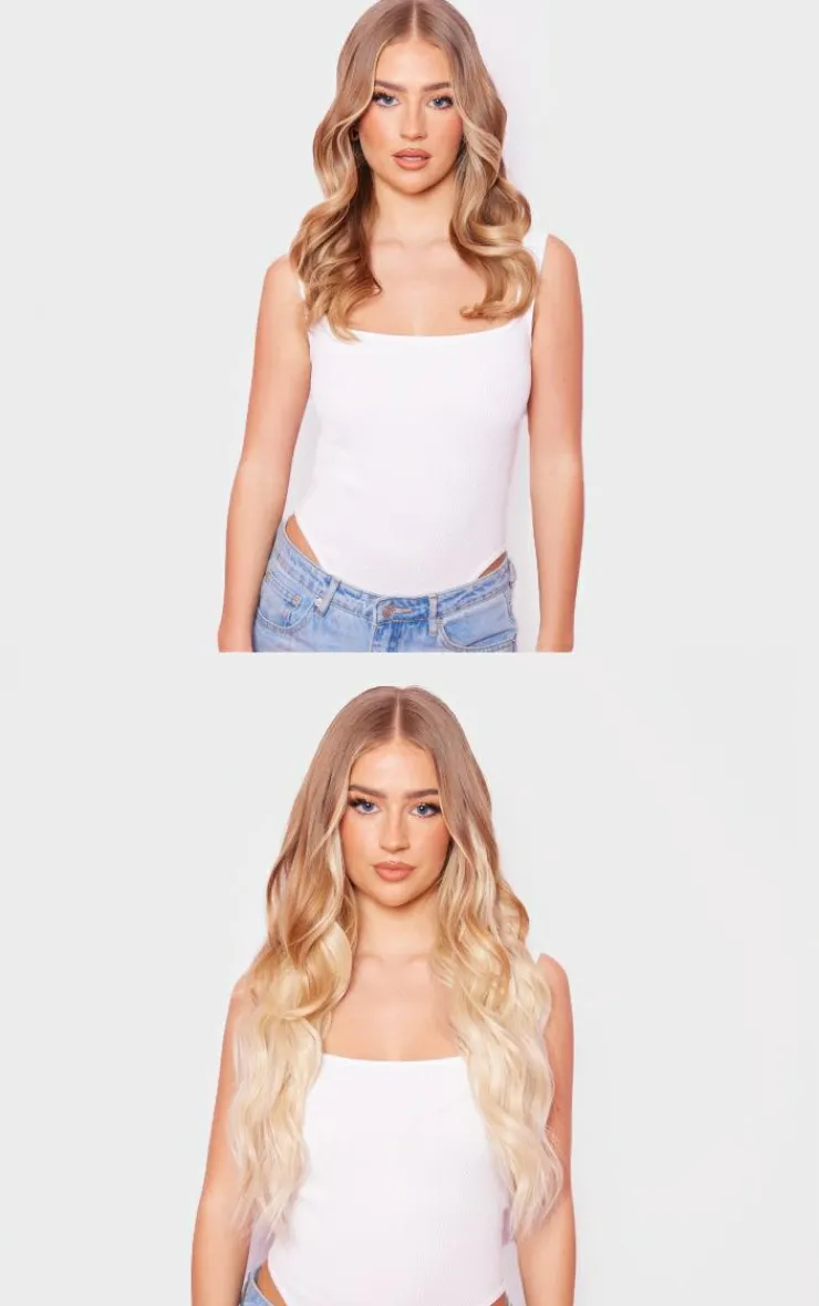 PrettyLittleThing Hair Extensions*Lullabellz Super Thick 22" 5 Piece Wave Hair Extensions