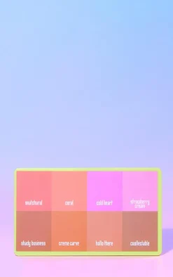 PrettyLittleThing Palettes*Made By Mitchell Curve Case Face Palette Light