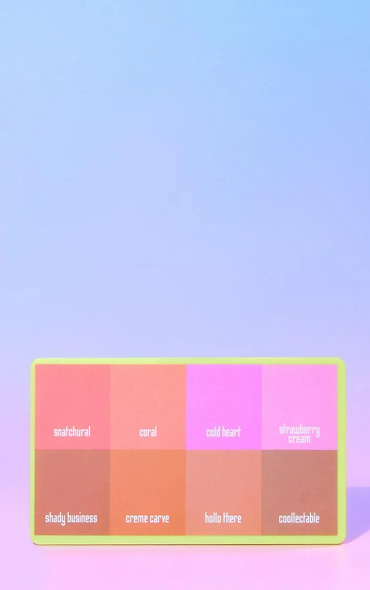 PrettyLittleThing Palettes*Made By Mitchell Curve Case Face Palette Light