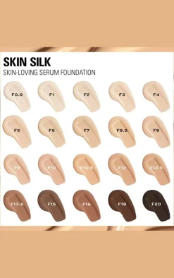 PrettyLittleThing Foundation*Makeup Revolution Skin Silk Serum Foundation F13.5