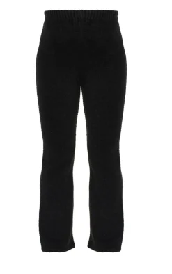 Best PrettyLittleThing Maternity Boucle Knit Straight Leg Pants Black