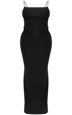 Maternity Slinky Straight Neck Sleeveless Maxi Dress-PrettyLittleThing Clearance