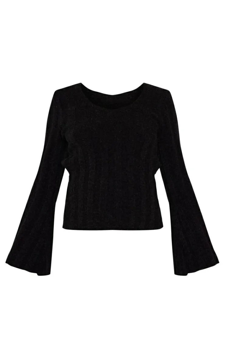 Outlet PrettyLittleThing Maternity Thick Rib Knitted Long Sleeve Sweater Black
