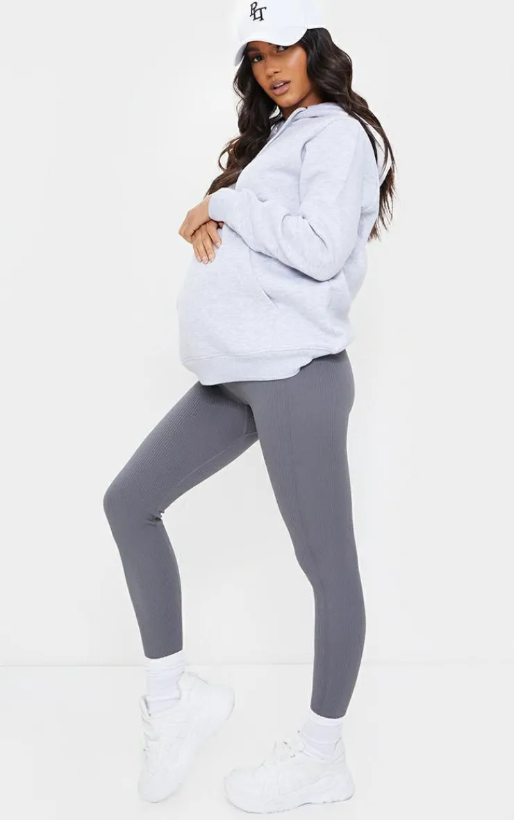 PrettyLittleThing Snatched*Maternity Snatched Ribbed Leggings