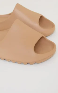 PrettyLittleThing Mules*Rubber Ribbed Sole Slides