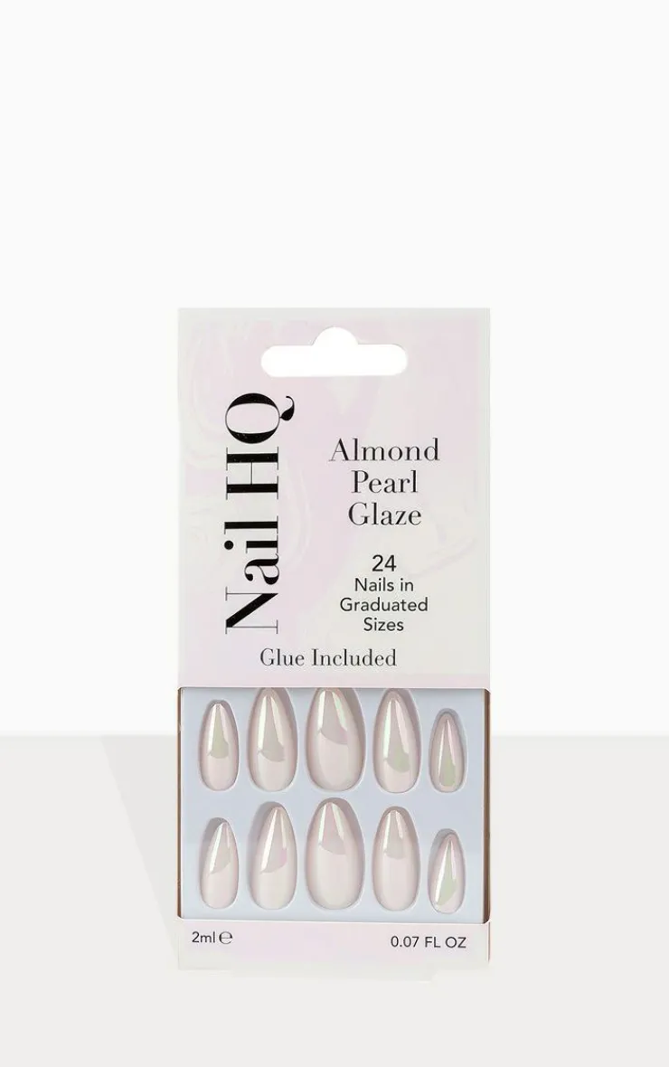 PrettyLittleThing Nails*Nail Hq Almond Glaze Nails