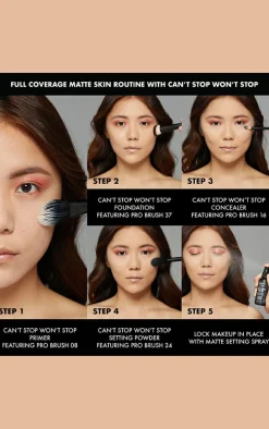 PrettyLittleThing Foundation*NYX PMU Can't Stop Won't Stop Full Coverage Foundation Buff