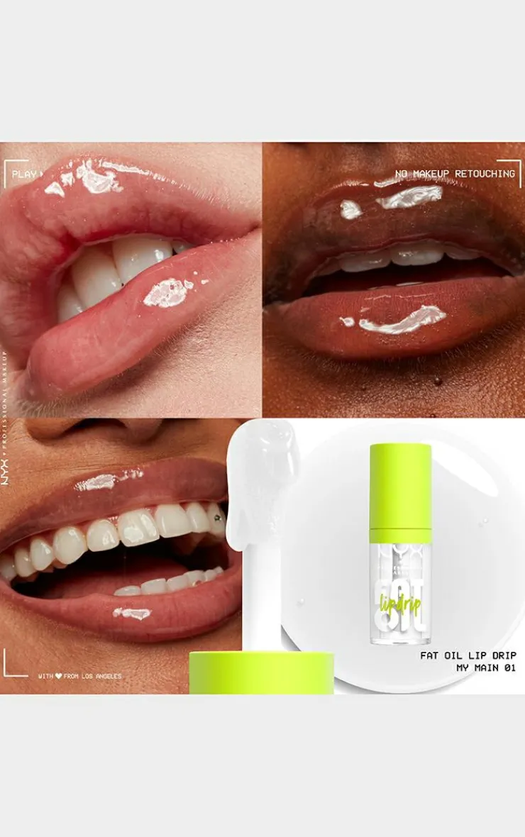 PrettyLittleThing Lip Gloss*NYX PMU Fat Oil Lip Drip Lip Gloss