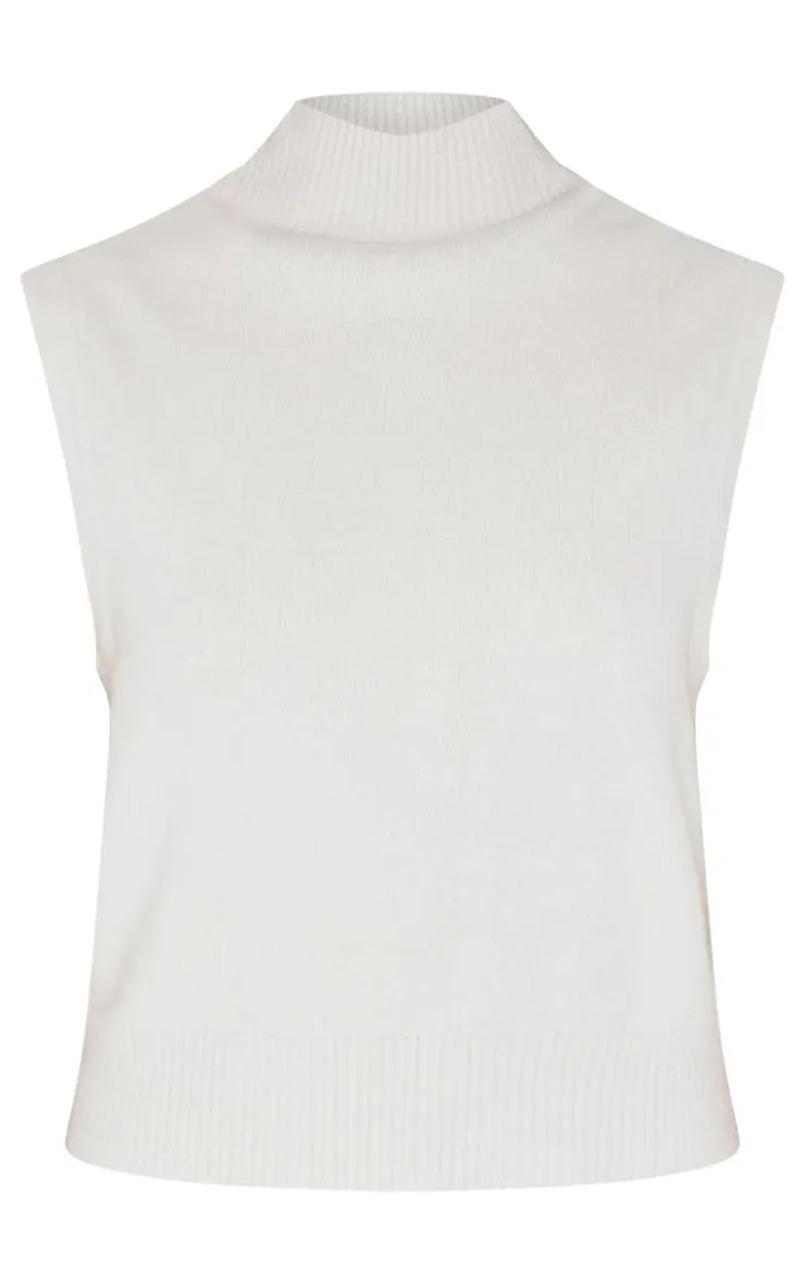 PrettyLittleThing Sweaters*Soft Knit High Neck Sweater Vest