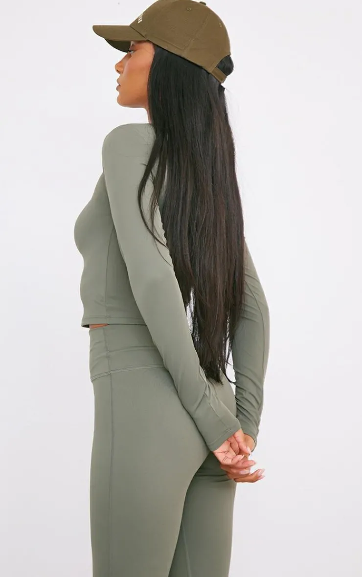 PrettyLittleThing Workout Tops*Sculpt Long Sleeve Gym Top