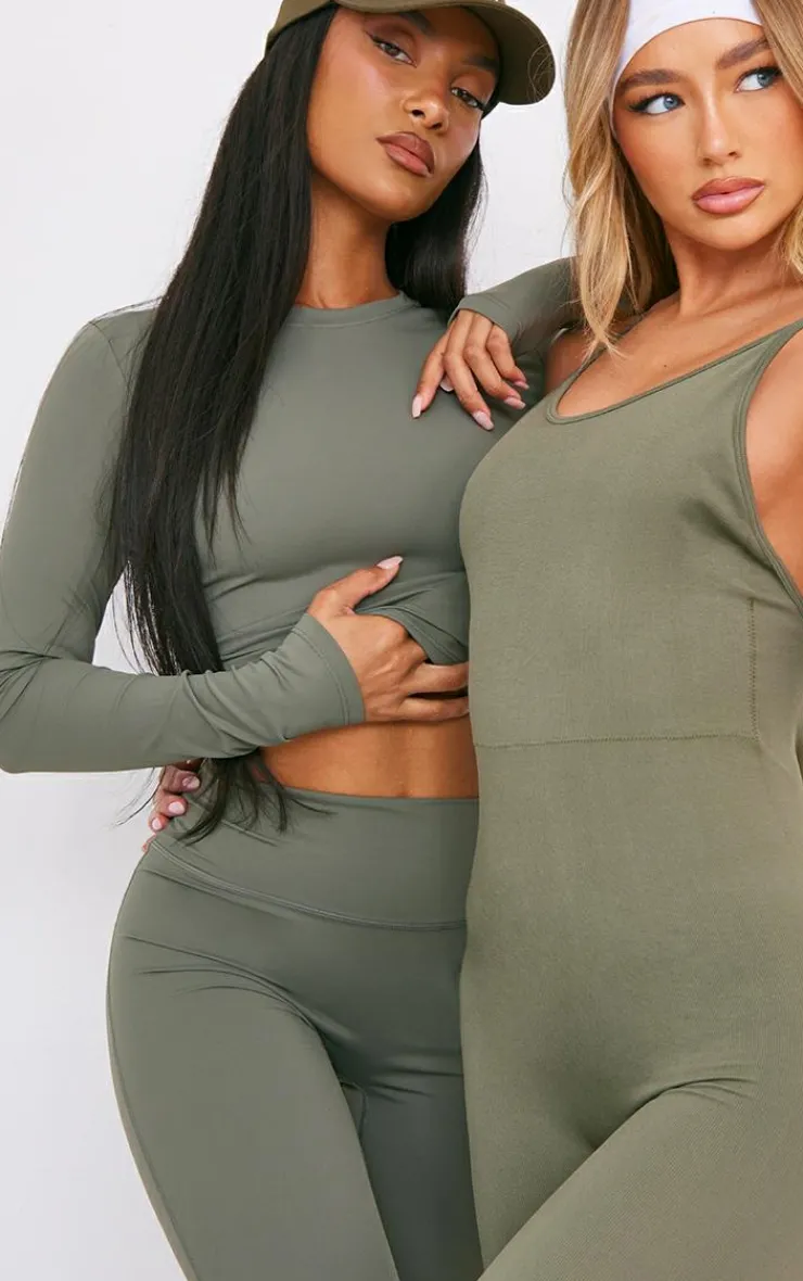 PrettyLittleThing Workout Tops*Sculpt Long Sleeve Gym Top