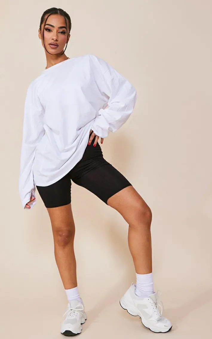 Petite Black Basic Bike Shorts