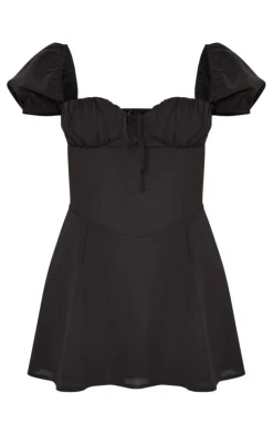 Petite Short Sleeve Mini Dress-PrettyLittleThing Sale