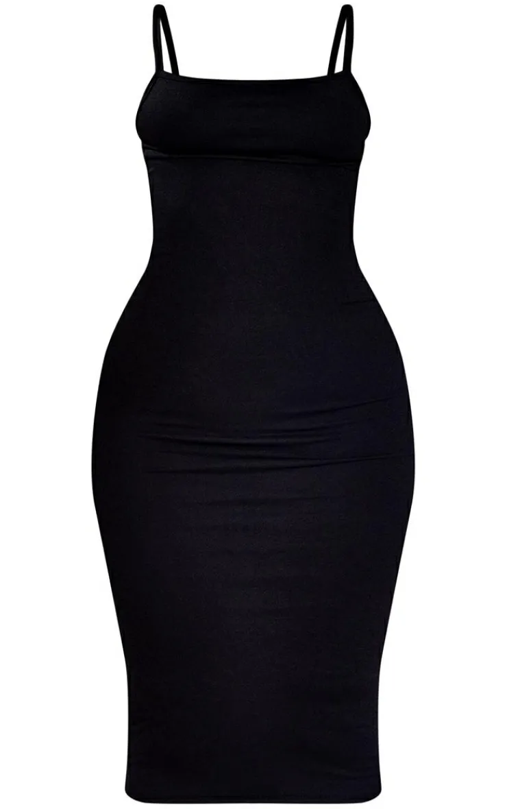 Petite Strappy Midi Dress-PrettyLittleThing Online