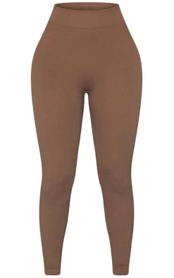 PrettyLittleThing Snatched*Petite Hazel Structured Snatched Rib Leggings