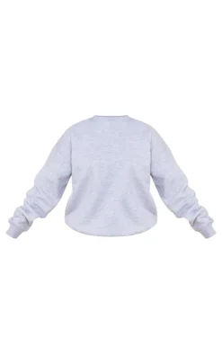 PrettyLittleThing Basic Tops*Petite Basic Ultimate Oversized Sweatshirt