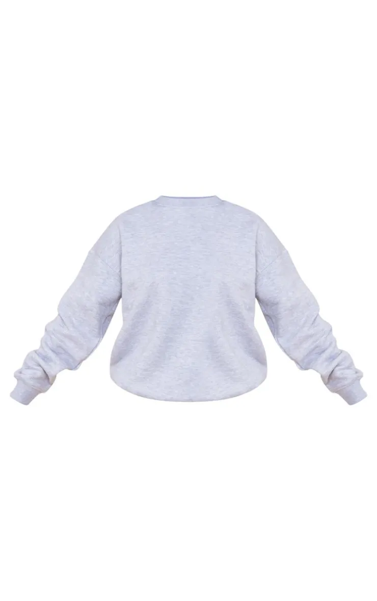 PrettyLittleThing Basic Tops*Petite Basic Ultimate Oversized Sweatshirt