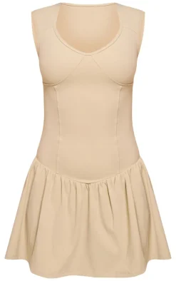 Petite Snatched Sculpt Sleeveless Mini Dress-PrettyLittleThing Online