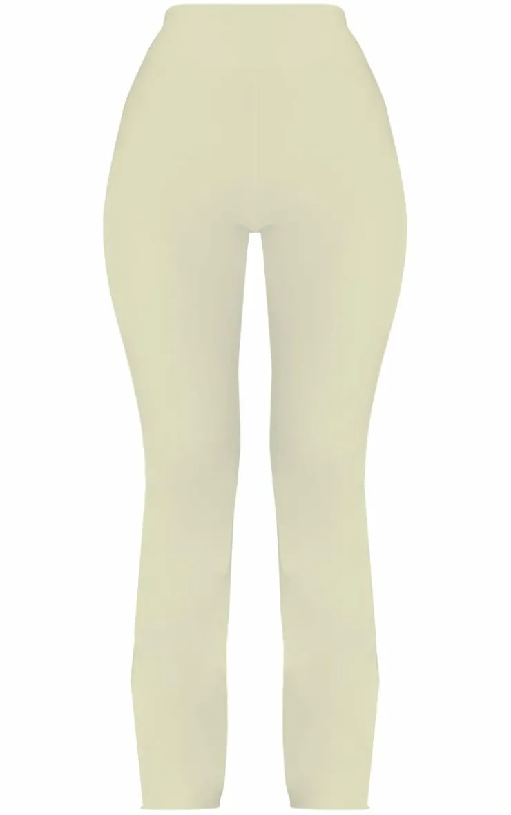Outlet PrettyLittleThing Petite Snatched Sculpt Flared Pants White