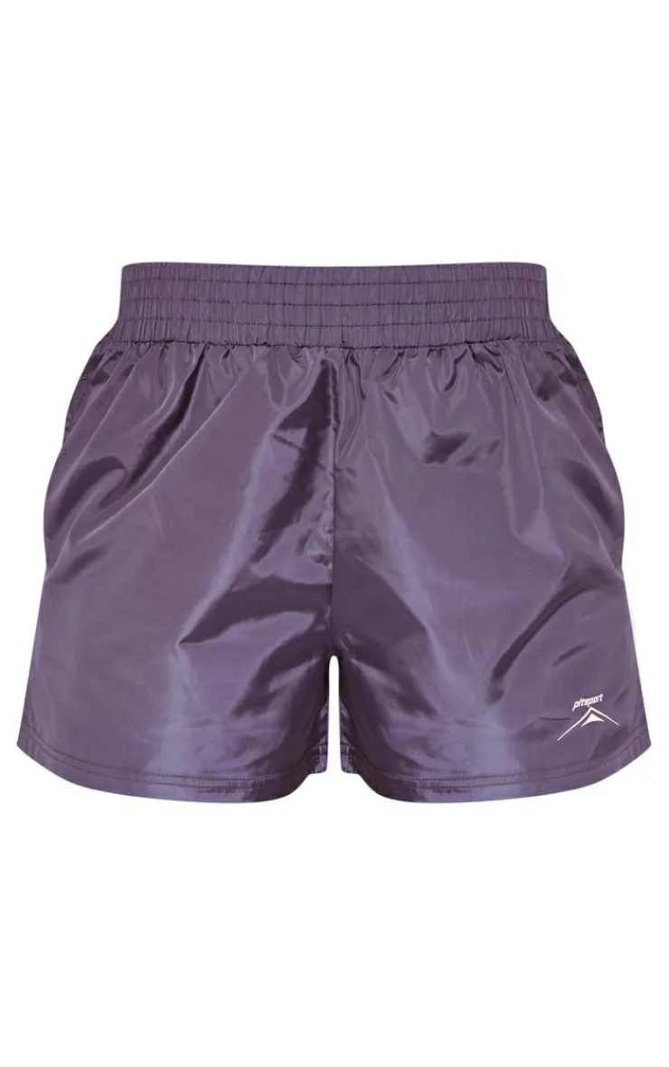 PrettyLittleThing Gym Shorts*PLT SPORT Shell Badge Runner Shorts