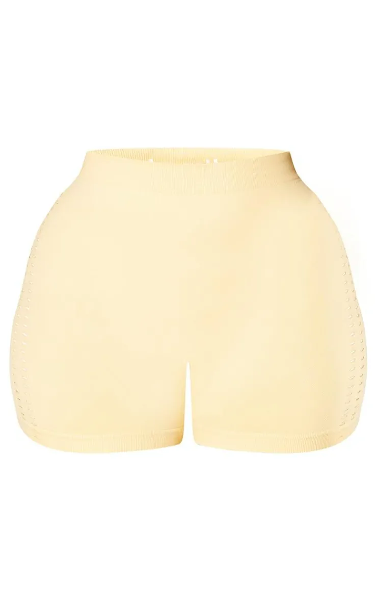 PrettyLittleThing Gym Shorts*PLT SPORT Plus Seamless Distressed Shorts
