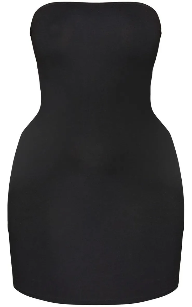 Plus Basic Jersey Bandeau Bodycon Dress-PrettyLittleThing Best
