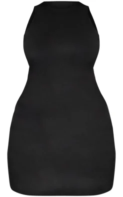 Plus Double Contour Racer Neck Bodycon Dress-PrettyLittleThing Best