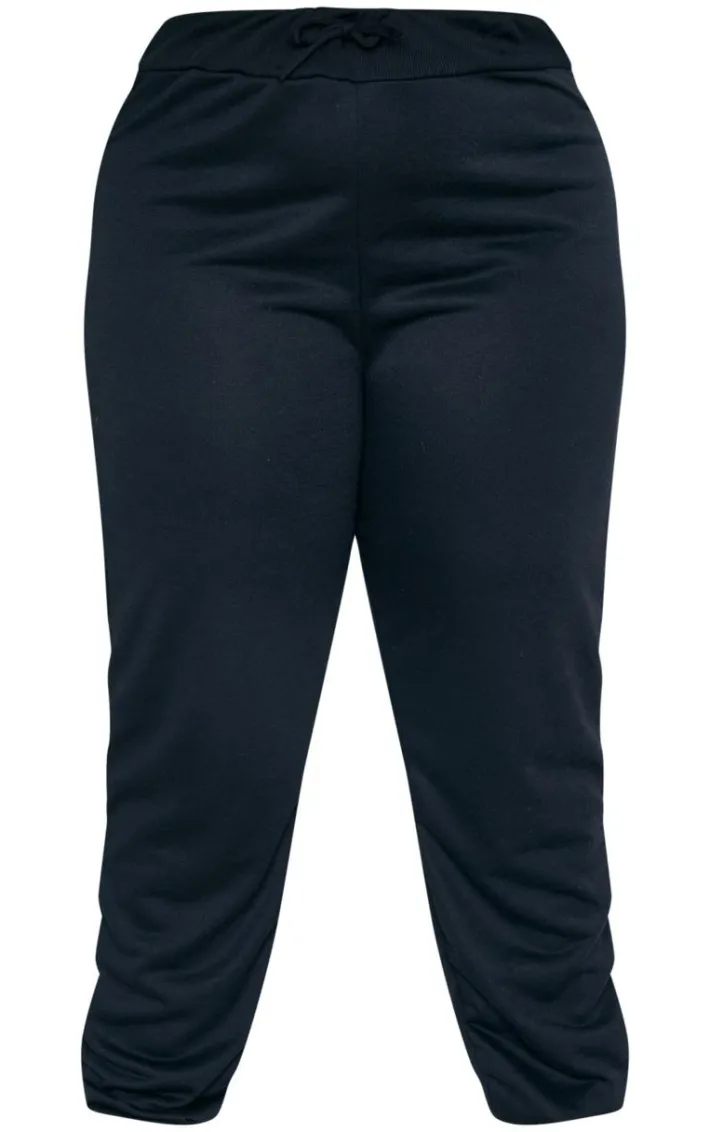 Plus Black Slim Sweat Pant Sweatpants