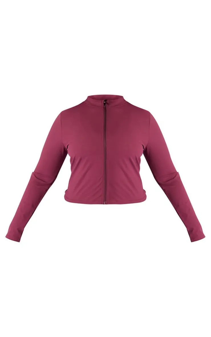 PrettyLittleThing Athletic Jackets*Plus Basic Sculpt Jacket