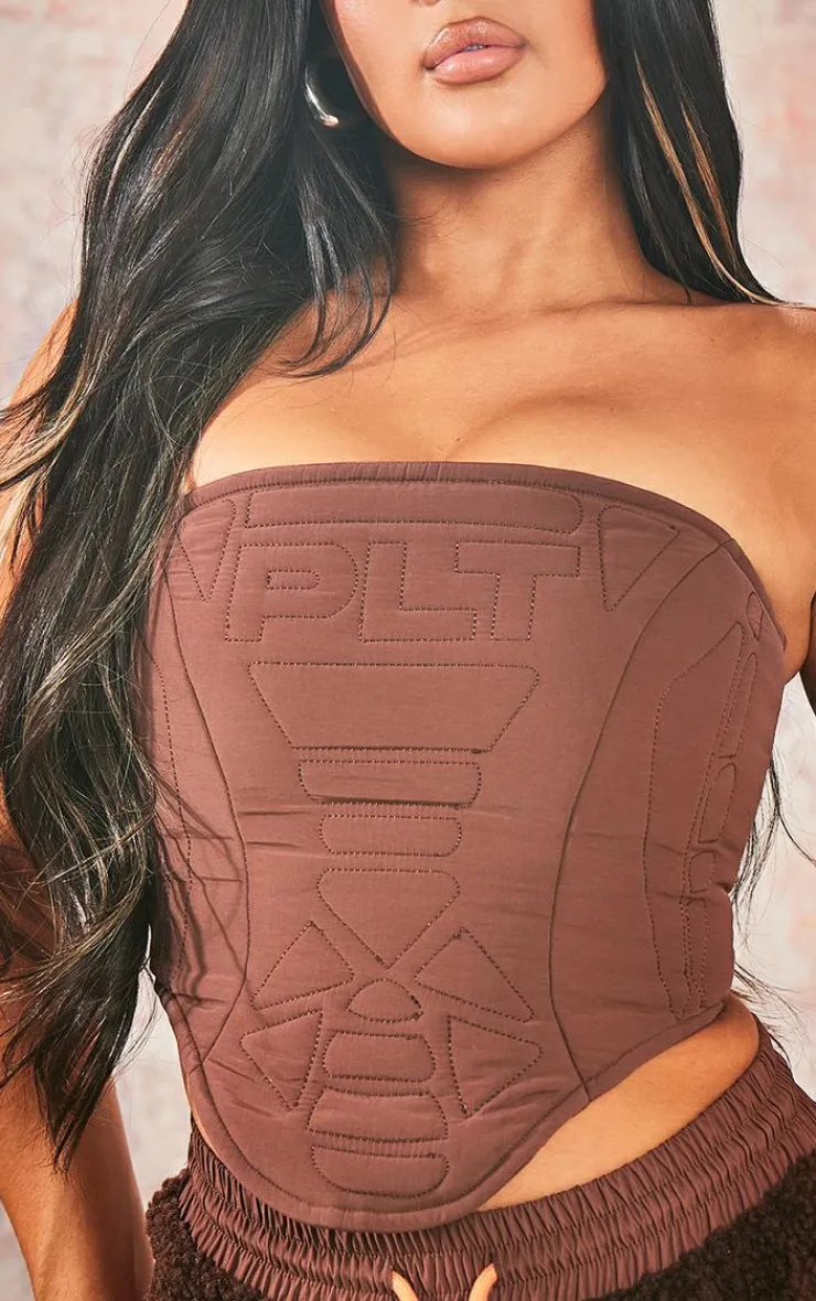 PrettyLittleThing Corsets*Nylon Padded Corset