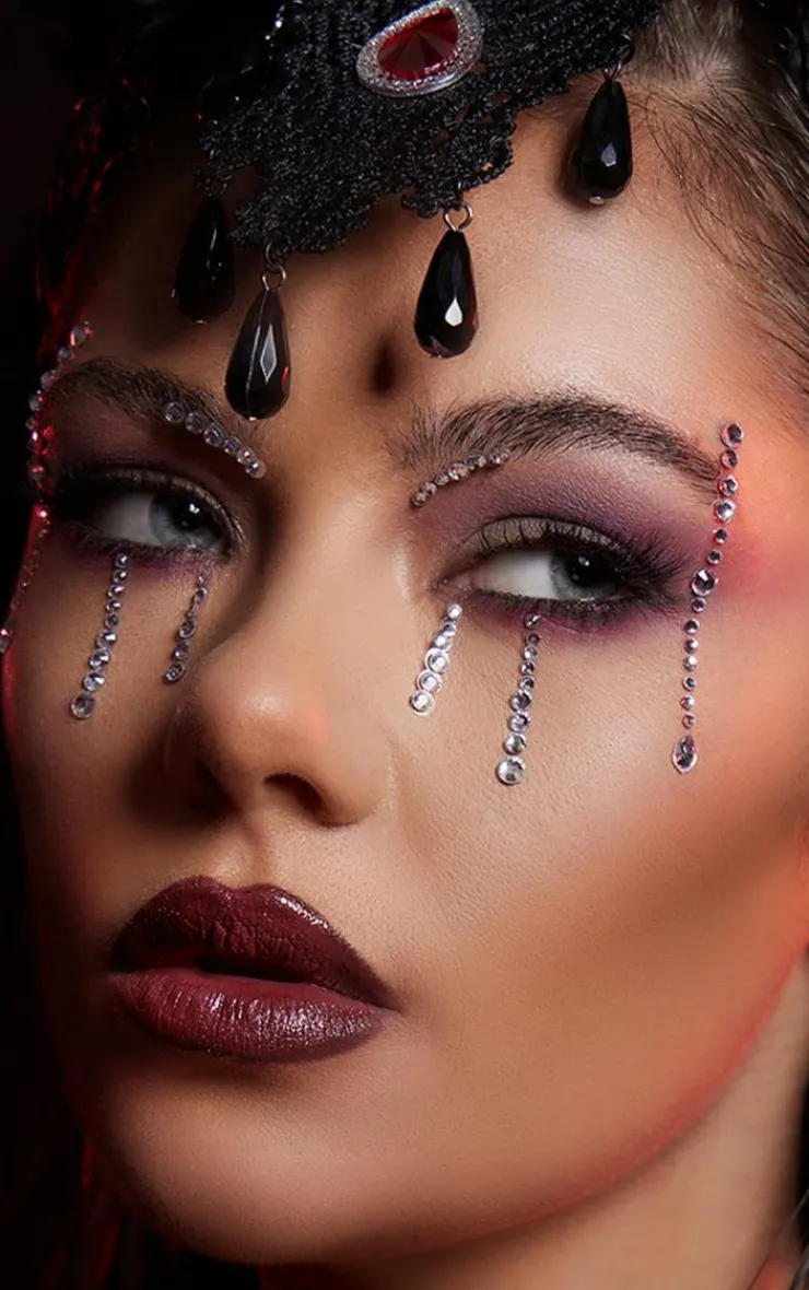 PrettyLittleThing Skincare Tools*Dripping Crystal Face Gems