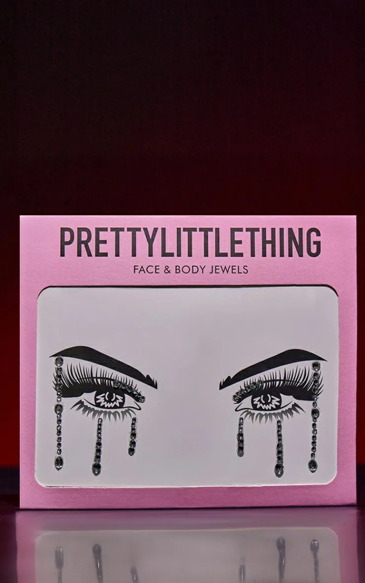 PrettyLittleThing Skincare Tools*Dripping Crystal Face Gems